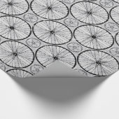 Fahrradrad Geschenkpapier (Ecke)