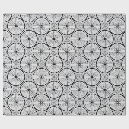 Fahrradrad Geschenkpapier (Flach)