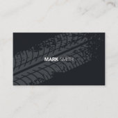 Fahrradrad Print Black Simple Black Pattern Visitenkarte (Vorderseite)