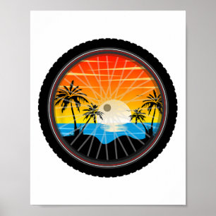 Fahrradreifen Mountainbike Fatbike Reifen Poster