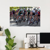 Fahrradrennen 36 x 24 Poster (Heimbüro)
