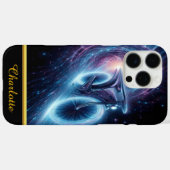 Fahrradrennen durch einen wirbelnden kosmischen Tu Case-Mate iPhone Hülle (Rückseite (Horizontal))