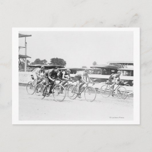 Fahrradrennen in Washington DC Fotograf Postkarte (Vorderseite)