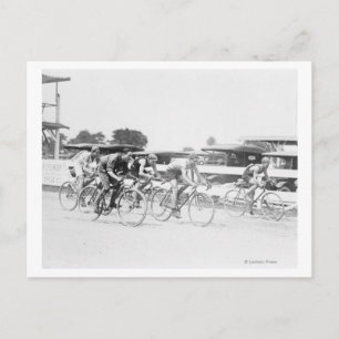 Fahrradrennen in Washington DC Fotograf Postkarte