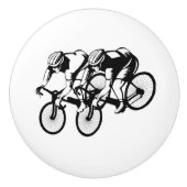 Fahrradrennen Keramikknauf (Vorderseite)