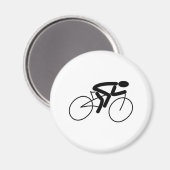 Fahrradrennen Magnet (Vorderseite/Rückseite)