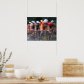 Fahrradrennen Poster (Küche)