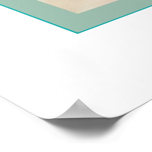 Fahrradrennen Poster (Ecke)