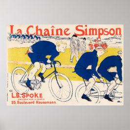 Fahrradrennen Poster