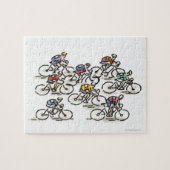 Fahrradrennen Puzzle (Horizontal)