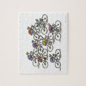 Fahrradrennen Puzzle (Vertikal)