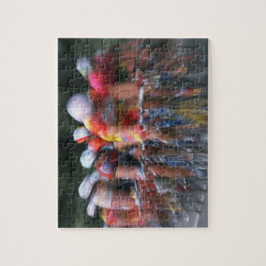 Fahrradrennen Puzzle (Vertikal)