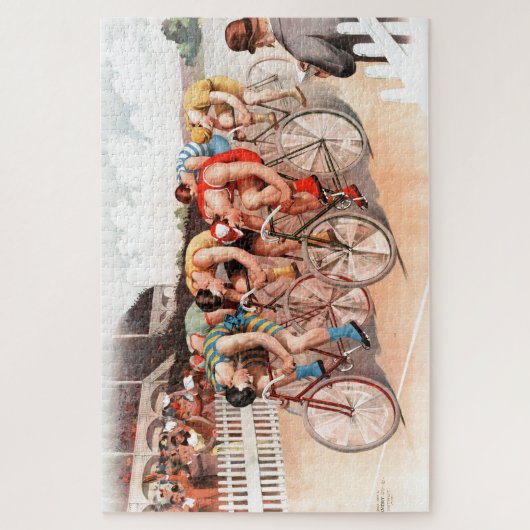 Fahrradrennen Puzzle (Vertikal)