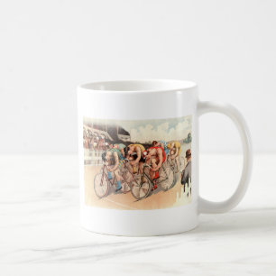 Fahrradrennen Szene Kaffeetasse