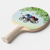 Fahrradrennen Tischtennis Schläger (Vorderseite)