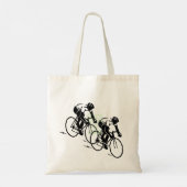 Fahrradrennen Tragetasche (Rückseite)
