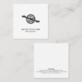 Fahrradreparaturfahrer Quadratische Visitenkarte (Vorne/Hinten)