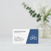 Fahrradreparaturfahrerkarte Visitenkarte (Stehend Vorderseite)