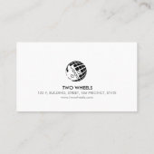 Fahrradreparaturfahrerkarte Visitenkarte (Rückseite)