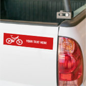Fahrradschablone Autoaufkleber (Auf Lkw)