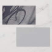 Fahrradschatten-Visitenkarte Visitenkarte (Vorne/Hinten)