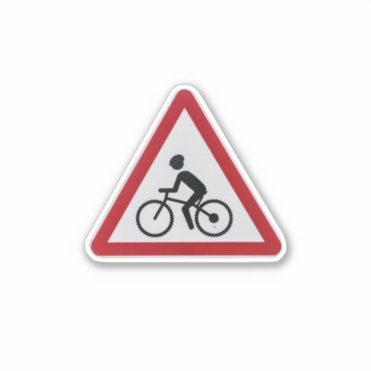 Fahrradschild Aufkleber (Vorderseite)