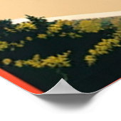 Fahrradschläger Poster (Ecke)
