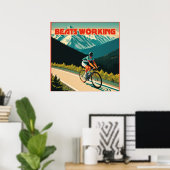Fahrradschläger Poster (Heimbüro)