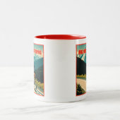 Fahrradschläger Zweifarbige Tasse (Mittel)