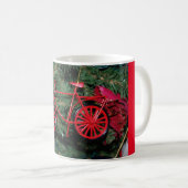 Fahrradschmuck auf einem Weihnachtsbaum Kaffeetasse (VorderseiteRechts)