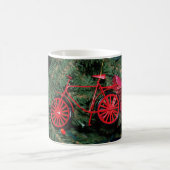 Fahrradschmuck auf einem Weihnachtsbaum Kaffeetasse (Mittel)