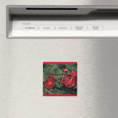 Fahrradschmuck auf einem Weihnachtsbaum Magnet (In Situ (Geschirrspüler))