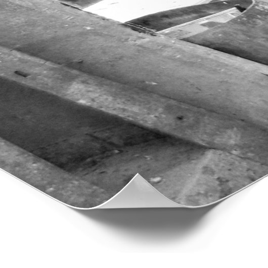 Fahrradschuppen Poster (Ecke)