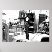 Fahrradschuppen Poster (Vorne)