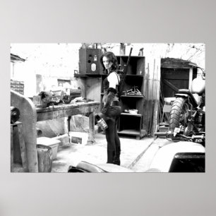 Fahrradschuppen Poster