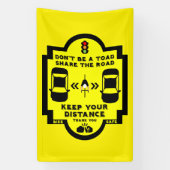 Fahrradsicherheit Banner (Vertikal)