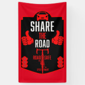 Fahrradsicherheit Banner (Vertikal)