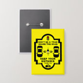 Fahrradsicherheit Button (Vorderseite/Rückseite)