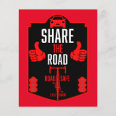 Fahrradsicherheit Flyer (Hinten)