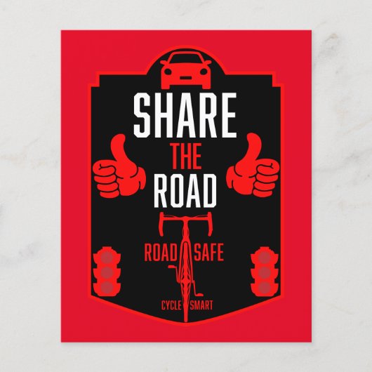 Fahrradsicherheit Flyer (Vorne)