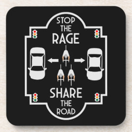 Fahrradsicherheit Getränkeuntersetzer