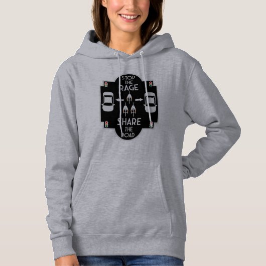 Fahrradsicherheit Hoodie (Vorderseite)