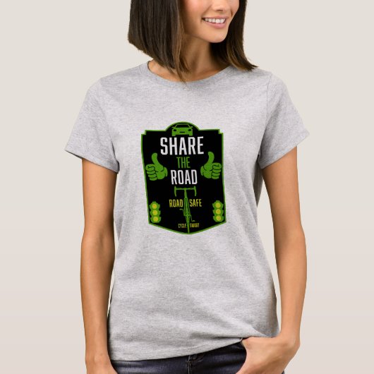 Fahrradsicherheit T-Shirt (Vorderseite)