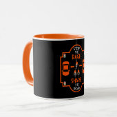 Fahrradsicherheit Tasse (Vorderseite Links)