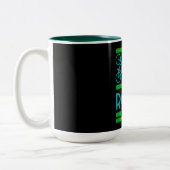 Fahrradsicherheit Zweifarbige Tasse (Links)