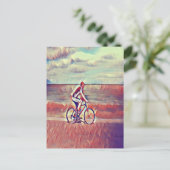 Fahrradspass Postkarte (Stehend Vorderseite)