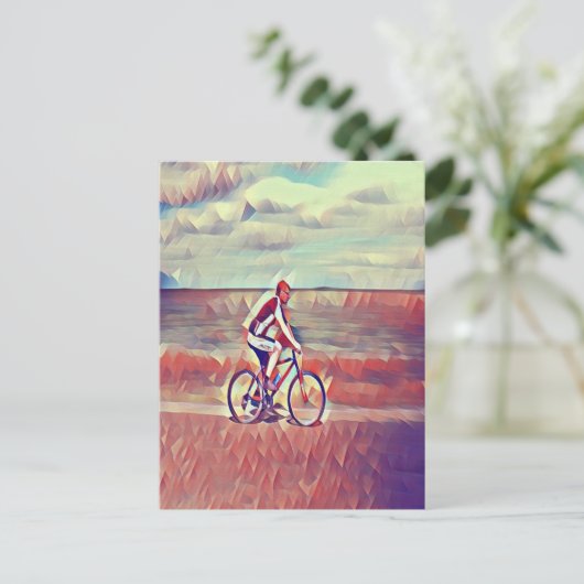 Fahrradspass Postkarte (Stehend Vorderseite)