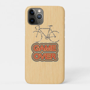 Fahrradspiel vorbei. Hintergrund Holz Case-Mate iPhone Hülle