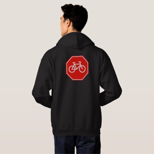 Fahrradstopp Hoodies (Schwarz voll)