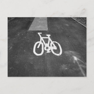 Fahrradstrecke - III Postkarte